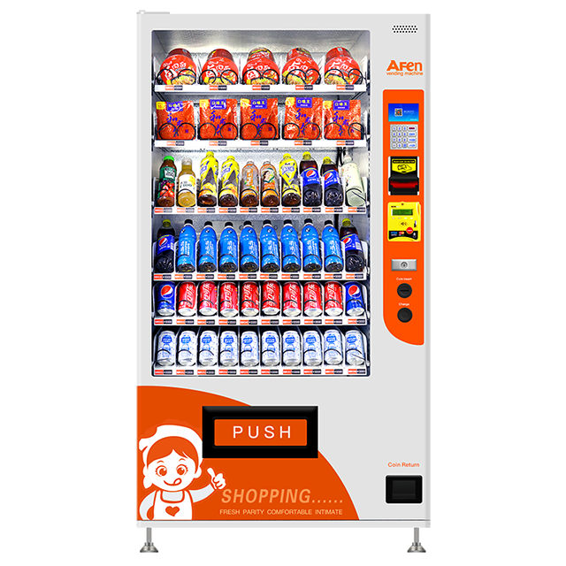 Máquina de venda automática refrigerada de bebidas e lanches AF-60