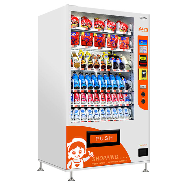 af-60-комбинирана-напитка-и-закуски-хладилна-автомат за продажба вдясно