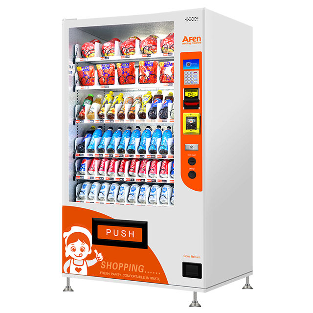 af-60-комбинирана-напитка-и-закуски-хладилна-автомат за продажба вляво