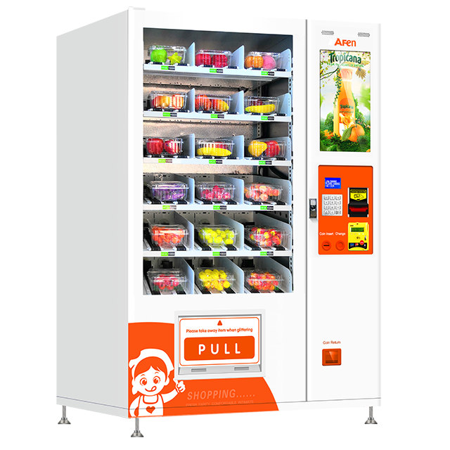 af-d900-54c22sp-snack-och-färsk-mat-lcd-kyld-hiss-varuautomat