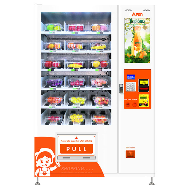 af-d900-54c22sp-lanche-e-alimentos-frescos-lcd-refrigerador-elevador-máquina de venda automática
