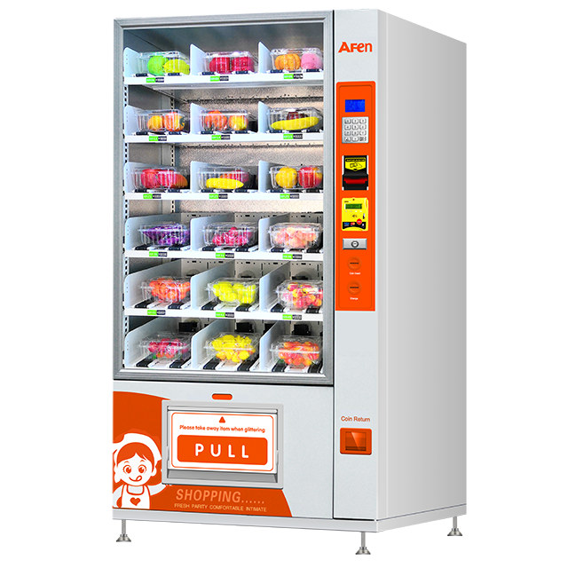 af-d900-54g-lanche-e-alimentos-frescos-elevador-refrigerado-máquina de venda automática
