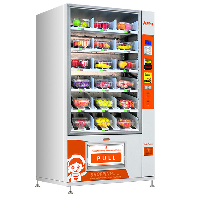 af-d900-54g-snack-och-färsk-mat-kyld-hiss-varuautomat-vänster