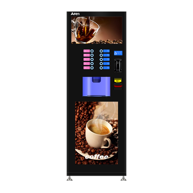 AF-CL402 24/7 samoposlužna mala automatska automat za prodaju čaja s mlijekom i čokoladom i kavom