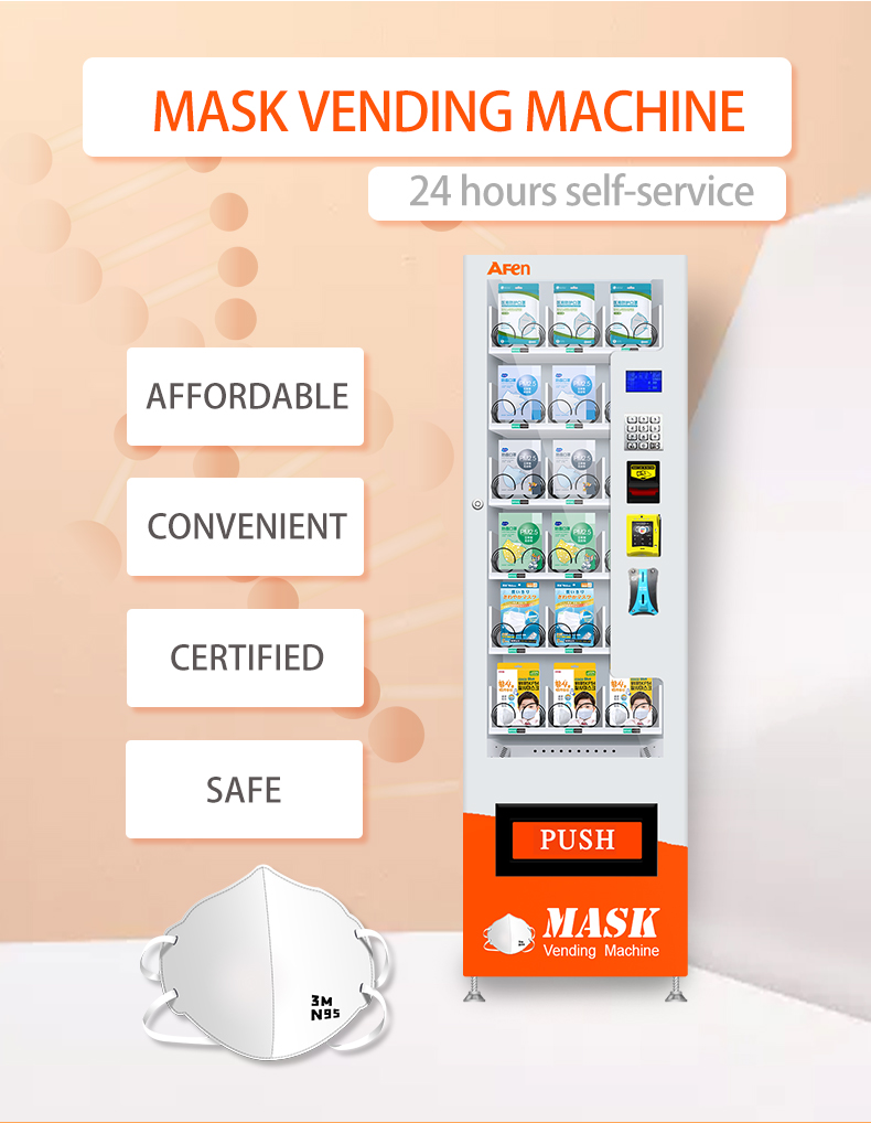 AFNSC6N Mini Antiviral Face Masks Vending Machine, China AFNSC6N Mini Antiviral Face Masks