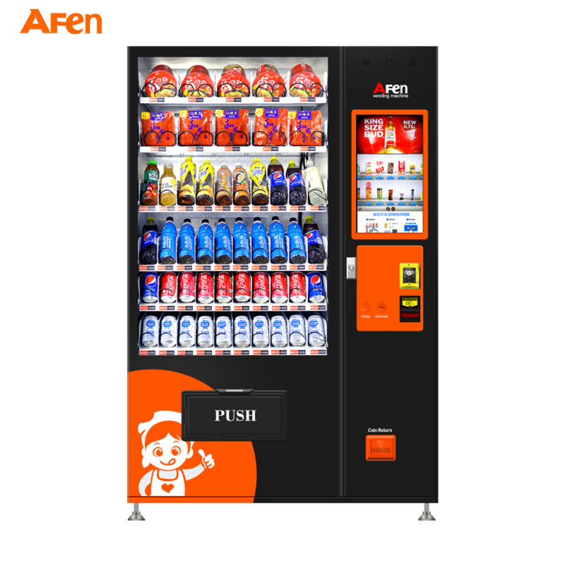 AF-CSC-60C(V22) Increased Capacity Increased Pick up Port Vending Machine with 22 inch Touch Screen