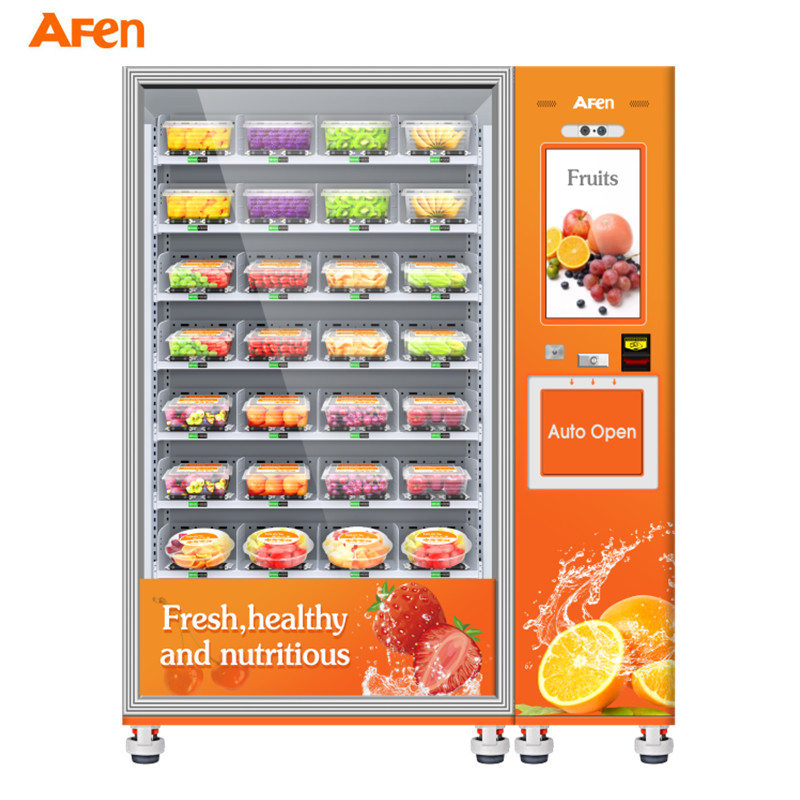 AF-CFS-54C(V22) 4℃-25℃ Refrigeration Healthy Fresh Food Vending Machine the 3th Generation of Structure and Software upgrades