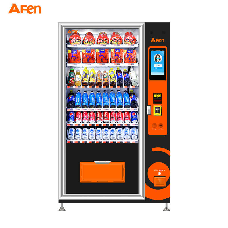 AF-CSC-60C(V12) Integrated Glass Door Snack&Beverage Vending Machine