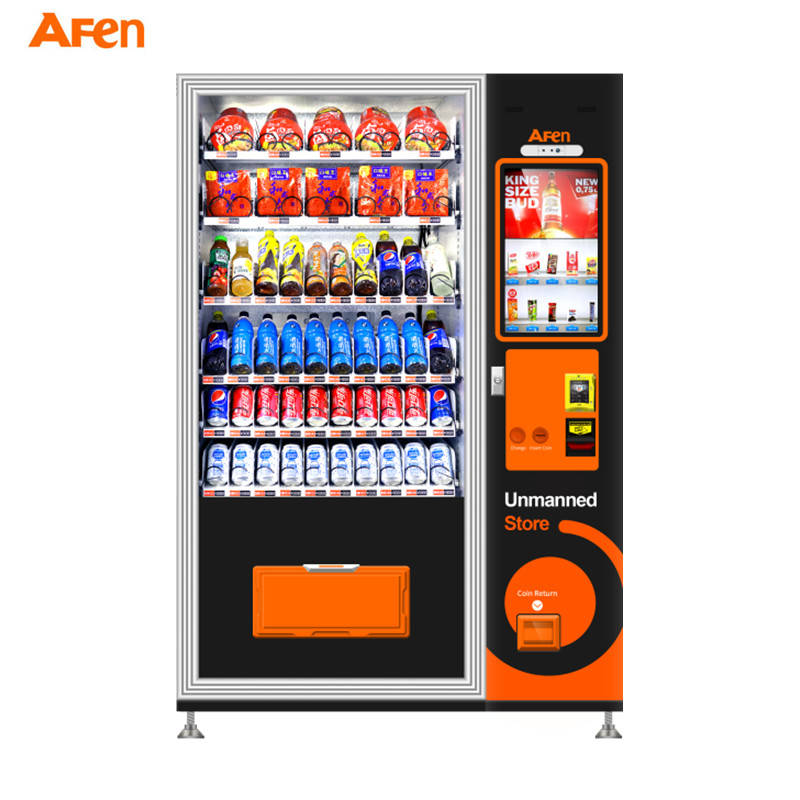 AF-CSC-60C(V22) Integrated Glass Door Vending Machine with 22 inch Touch Screen