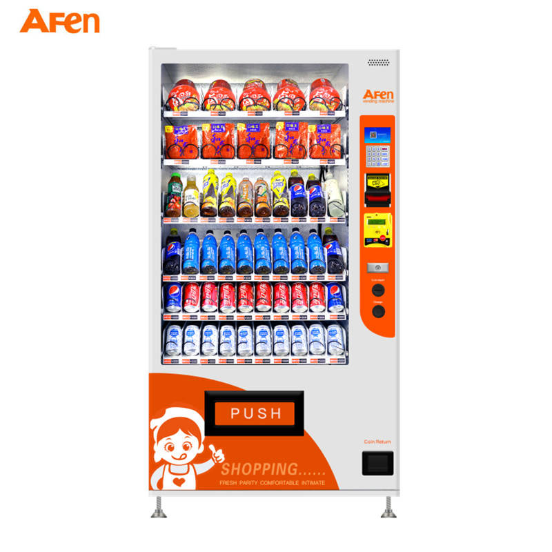 Máquina expendedora combinada de refrigerios y bebidas AF-60