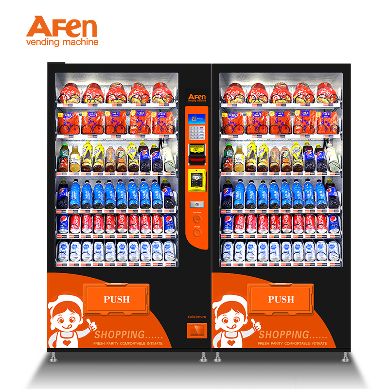 Máquina expendedora de refrigerios y bebidas AF-60+60RSS