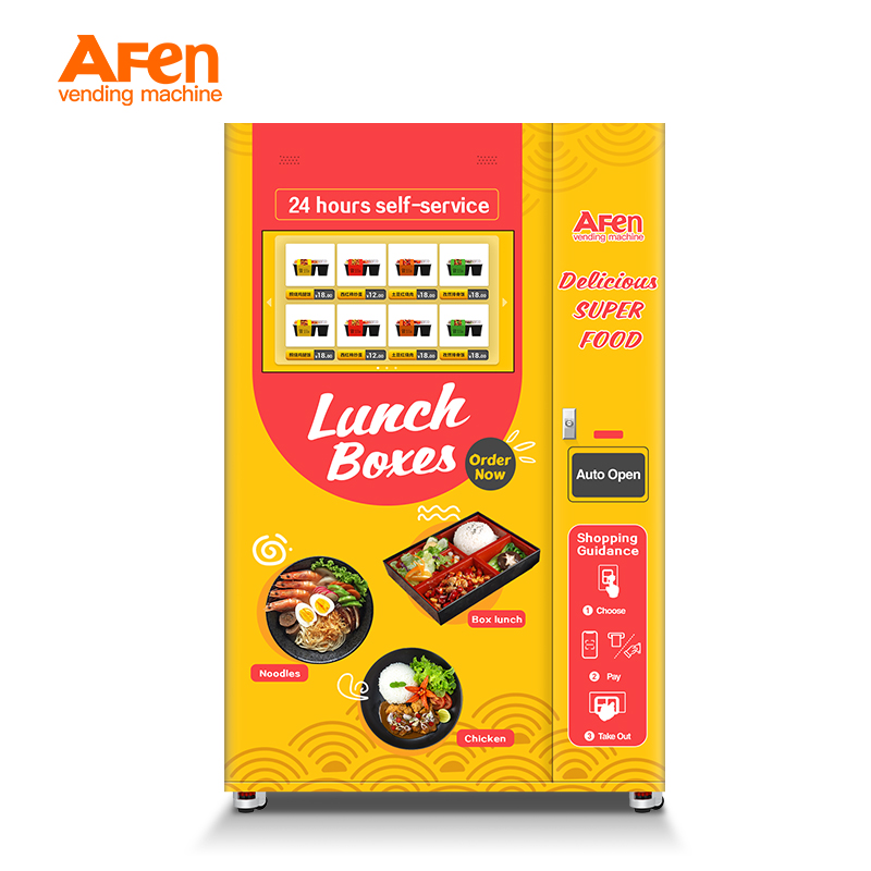 AF-CFM-4C(H32) Fast Food Lunch Box Bento Vending Machine for Hot Food Hot Meal